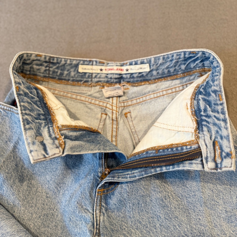 Vintage Bongo Jeans by Gene Montesano High Waist Tapered Made in USA size 9 - Picture 14 of 14